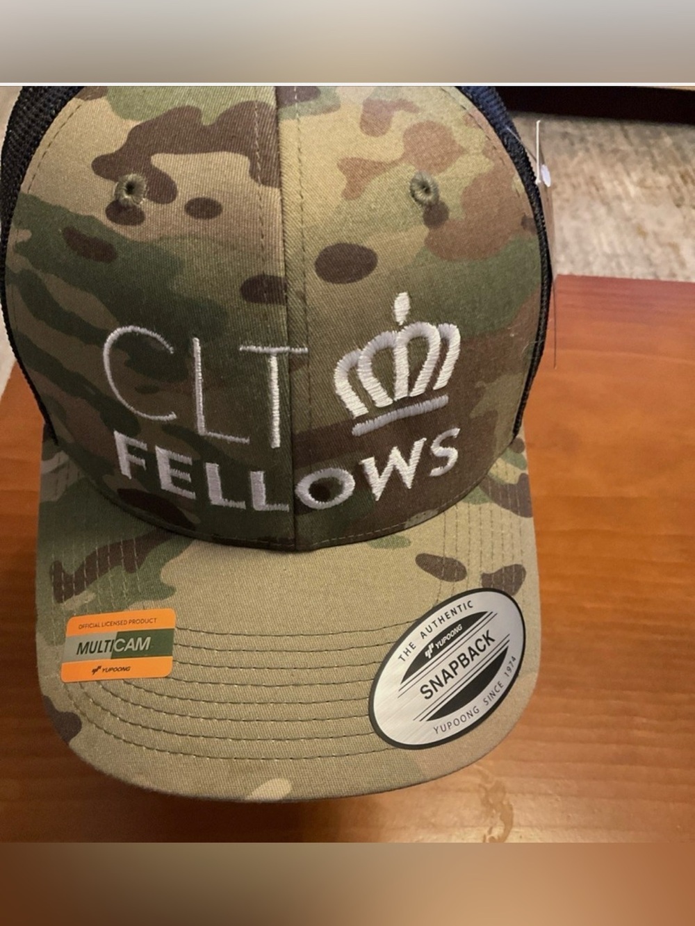 Multicam Camo Men Snapback Hat